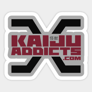 Kaiju Addicts X Logo - Light T-Shirt Sticker